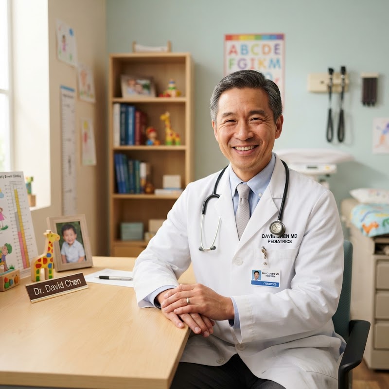 Portrait of Dr. David Chen, Pediatrics specialist at Oasis Medical Clinic